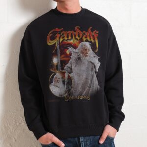 Gandalf the White Unisex Graphic Sweatshirt Lord of the Rings 340gsm Cotton-Poly Blend