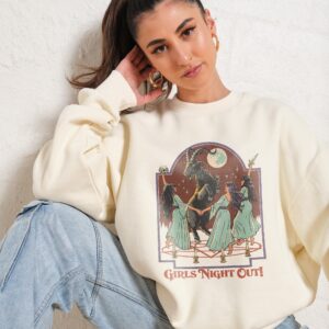 Girls Night Out Graphic Sweatshirt Unisex Cotton Poly Blend Steven Rhodes