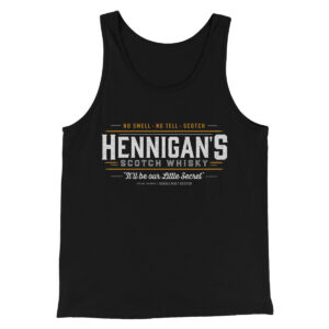 Hennigan's Scotch Whisky Unisex Tank Top - Modern Fit Combed Cotton