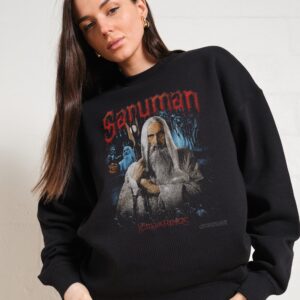 Vintage Saruman Lord of the Rings Unisex Sweatshirt 340gsm Cotton Poly Blend