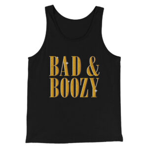 Bad And Boozy Men/Unisex Tank Top - Modern Fit Combed Cotton
