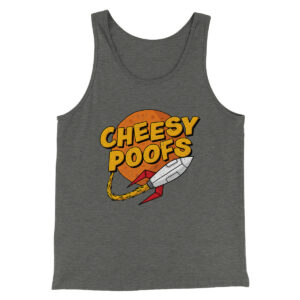 Cheesy Poofs Men/Unisex Tank Top - Modern Fit Combed Cotton