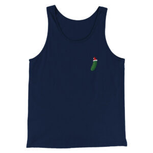 Christmas Pickle Men/Unisex Tank Top - Modern Fit Combed Cotton