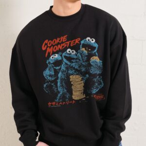 Cookie Kaiju Sesame Street Unisex Sweatshirt - Premium 340gsm Cotton Poly Blend