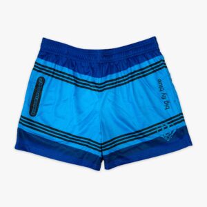 Crayon Shorts - Big Fly Blue Mesh Athletic Shorts with Pockets