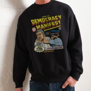 Democracy Manifest Unisex Graphic Sweatshirt - Premium Cotton Poly Blend 340gsm