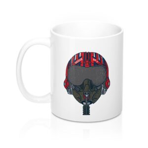 Goose Helmet Coffee Mug - White Ceramic Classic Shape for Hot Beverages