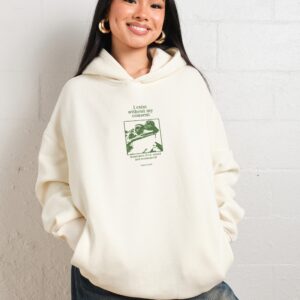 I Exist Without My Consent Unisex Graphic Hoodie - 90s Boxy Fit, 80% Cotton