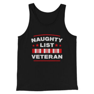 Naughty List Veterans Men/Unisex Tank Top - Modern Fit Combed Cotton