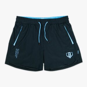 Pro Series Shorts V2 Black Light Blue Baseball Athletic Shorts Men's