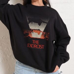 Retro Exorcist Unisex Sweatshirt - Premium 340gsm Cotton Poly Blend Graphic Print