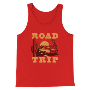 Road Trip Men/Unisex Tank Top - Modern Fit Combed Cotton