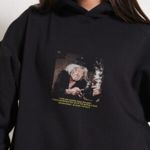 Smoke The Pain Away Unisex Graphic Hoodie - 90s Boxy Fit, 80% Cotton 340gsm