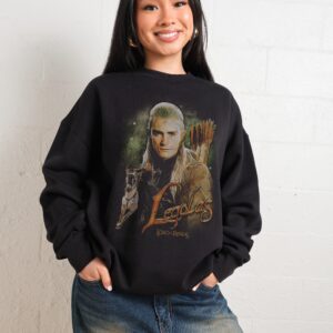 Vintage Legolas Sweatshirt - Official Lord of the Rings Unisex Graphic Hoodie